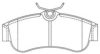 AISIN ASN-2015 Brake Pad Set, disc brake